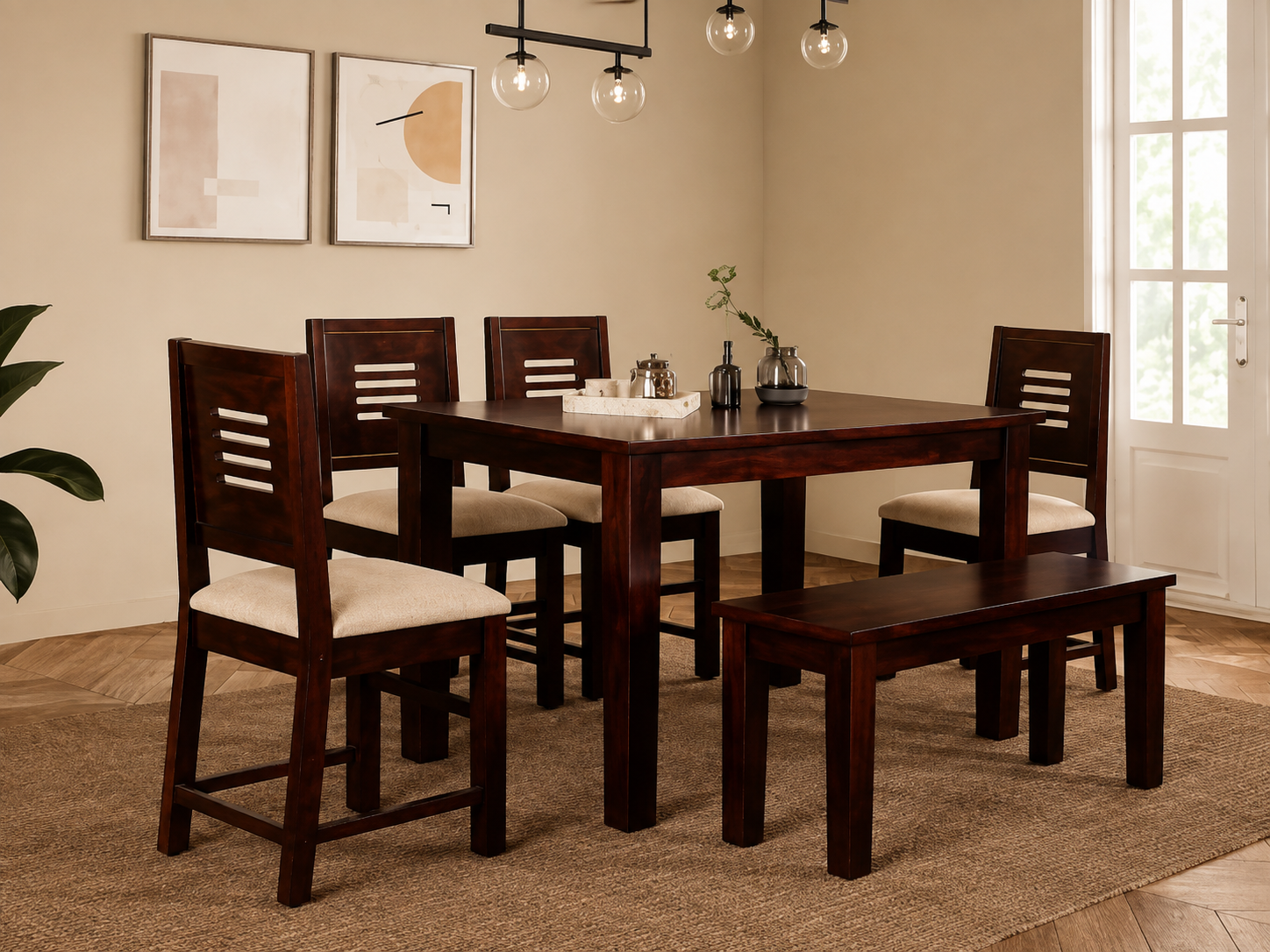 Sheesham 4-Seater Dining